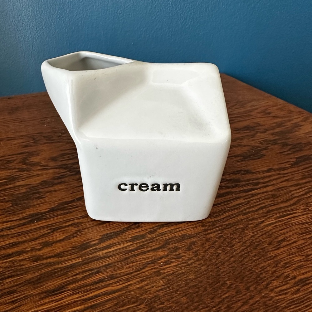 Small Milk Carton Creamer